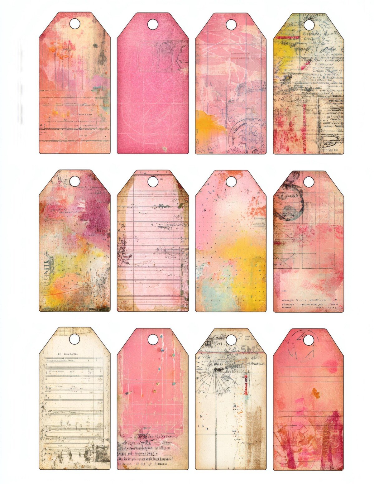 pink preview 8 – Fussy Cuts