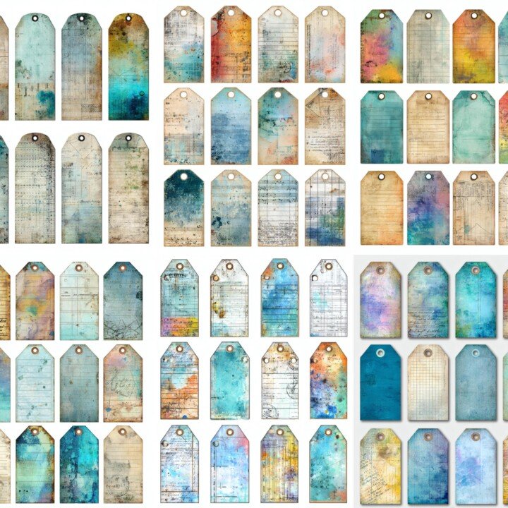 teal – 250+ Teal Mixed Media & Kit