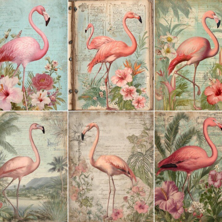 flamingo preview 2 – Journal Pages