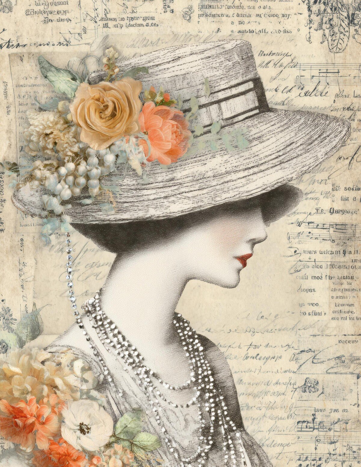floral preview 9 – Journal Pages