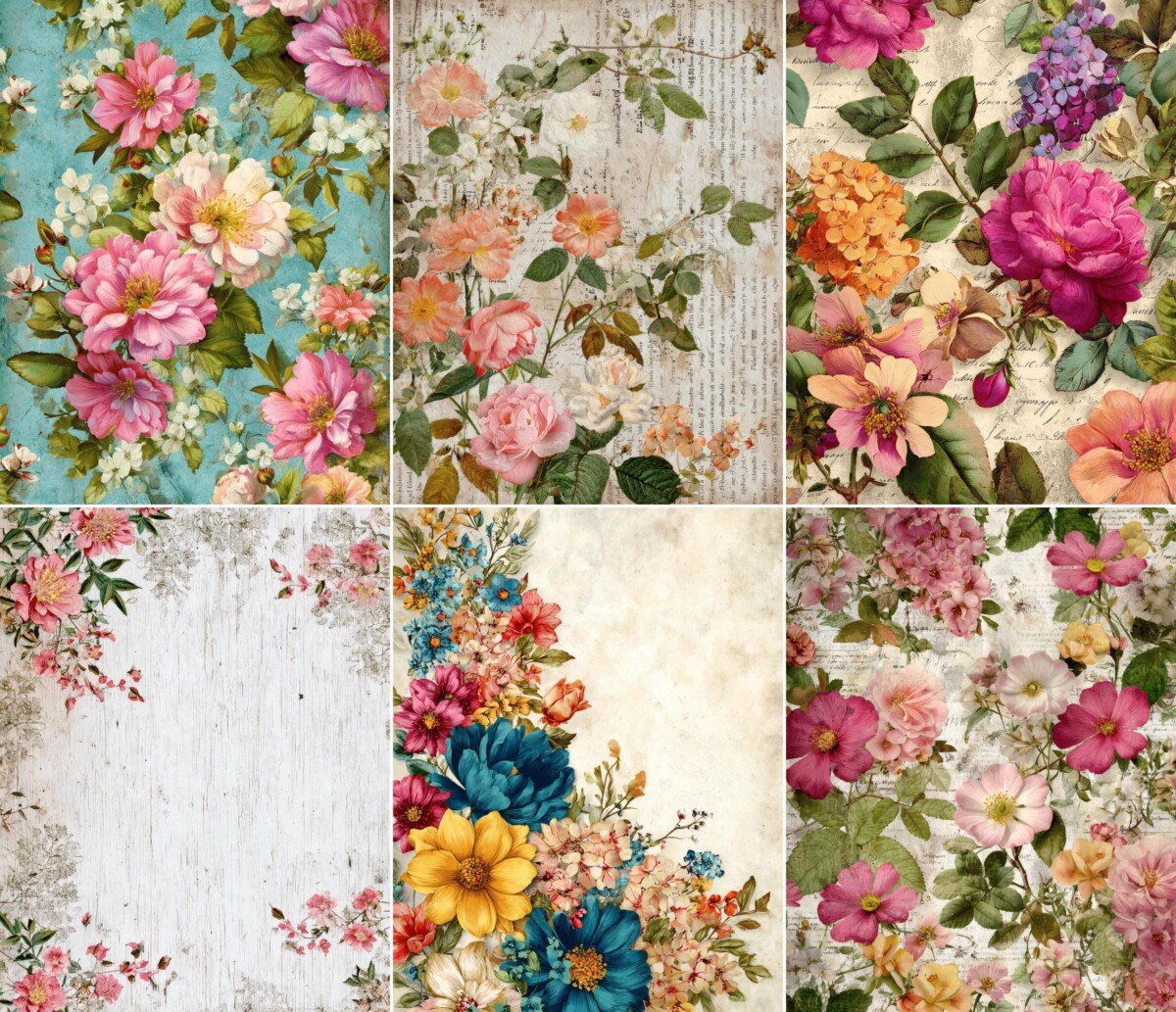 floral preview 5 – Journal Pages