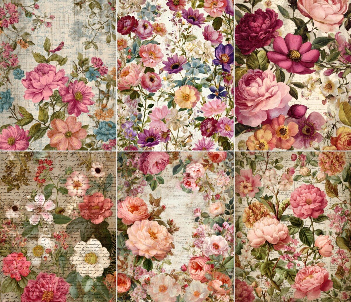 floral preview 8 – Journal Pages