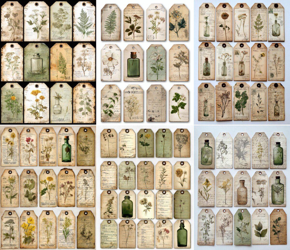 botanical preview 3 – Labels & Tags