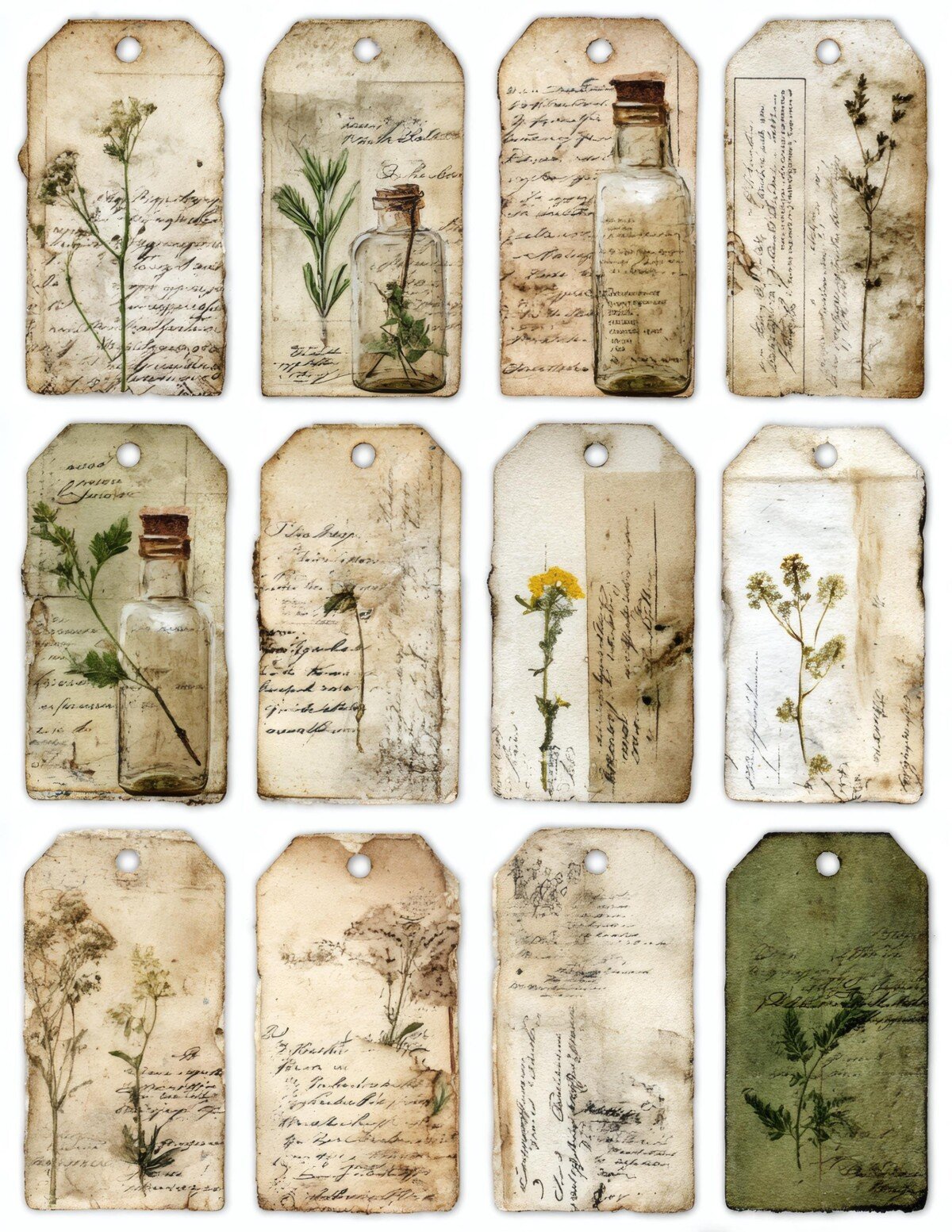 botanical preview 4 – Labels & Tags