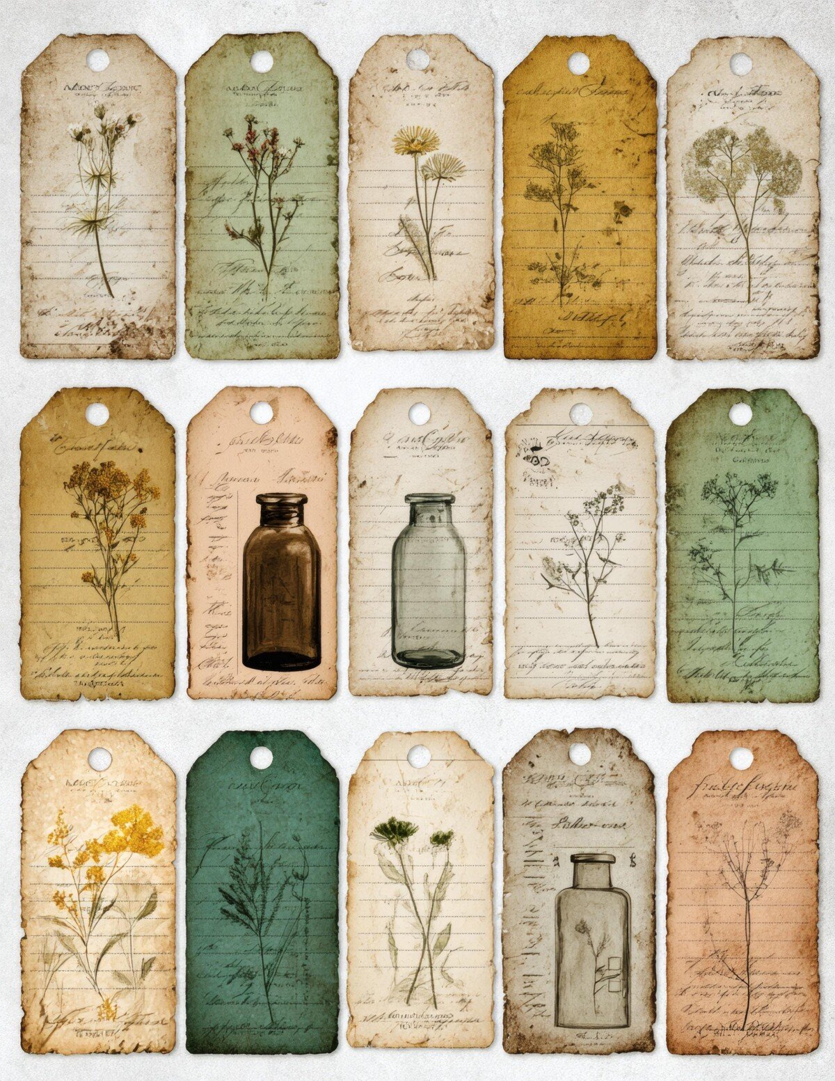 botanical preview 7 – Labels & Tags