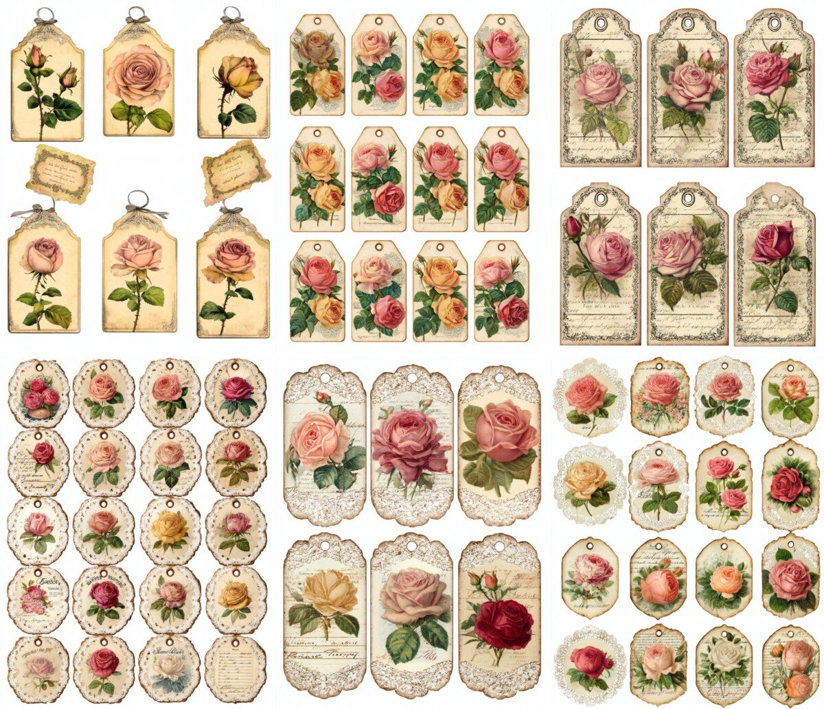 victorian preview 4 – Labels & Tags