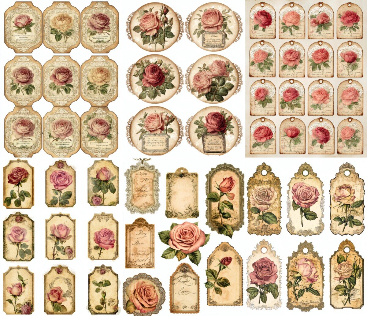 victorian preview 3 – Labels & Tags