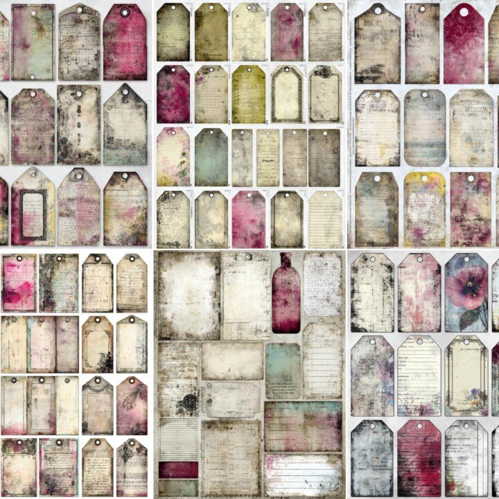vintage preview 2 – Labels & Tags