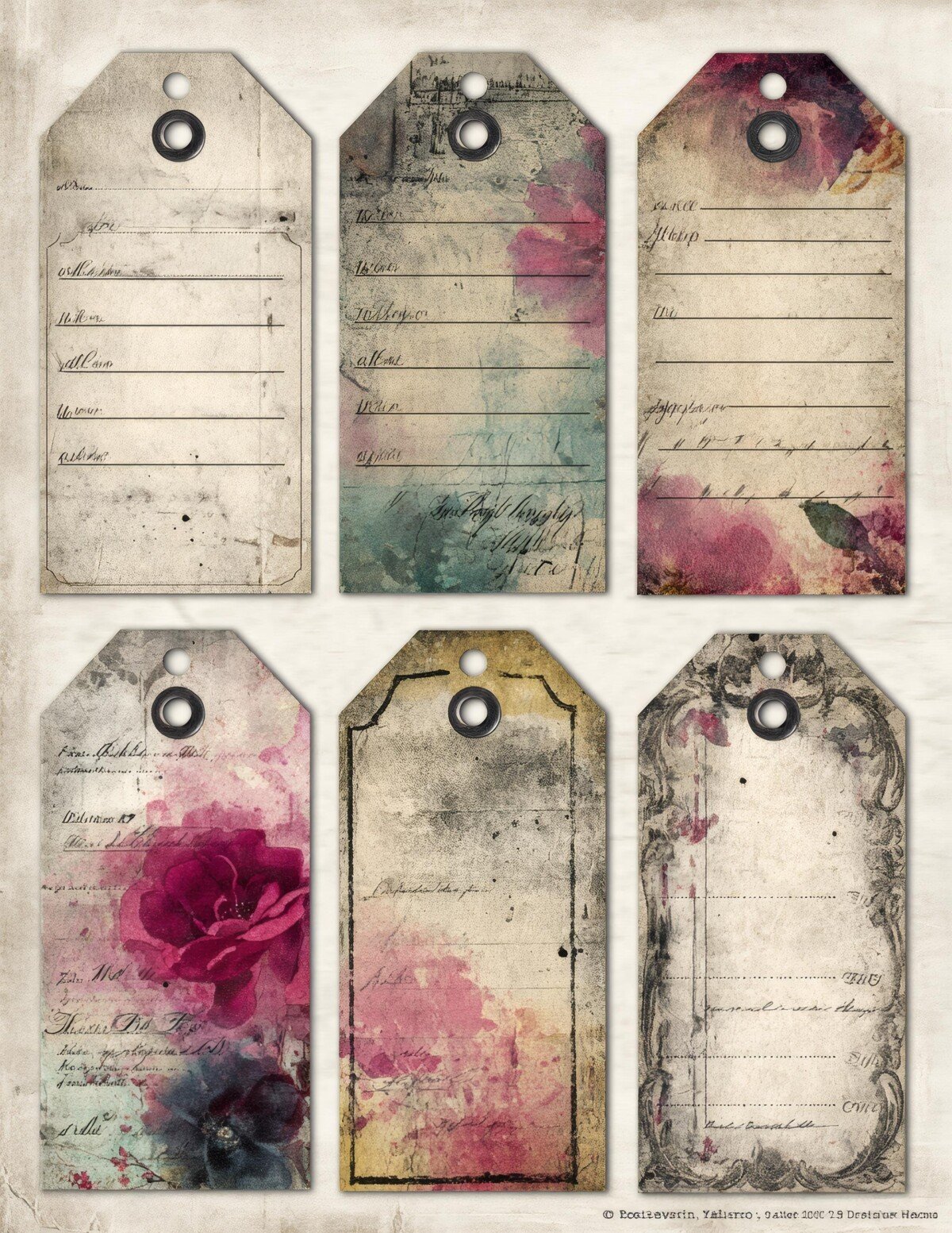 vintage preview 5 – Labels & Tags
