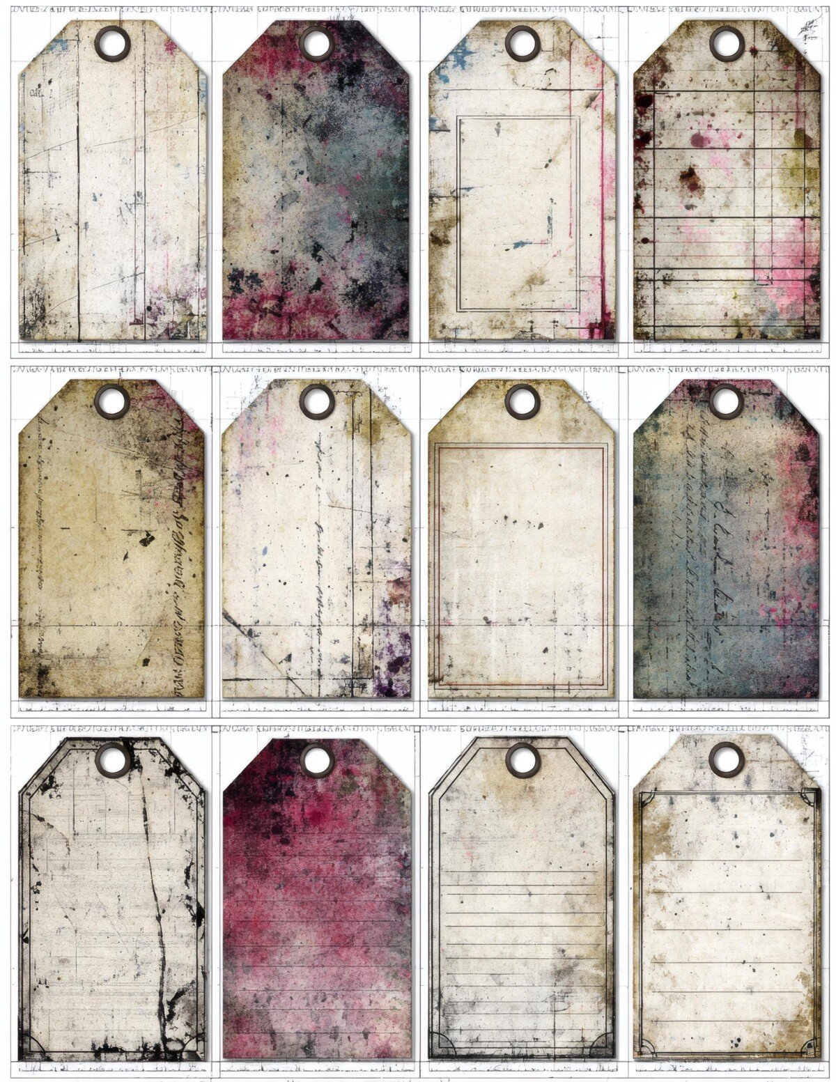 vintage preview 6 – Labels & Tags