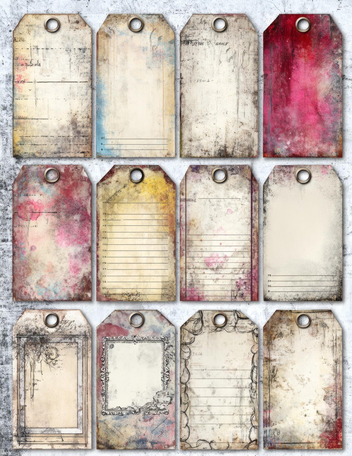 vintage preview 8 – Labels & Tags