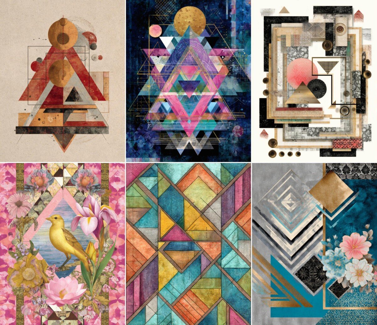 geometric preview 4 – Journal Pages