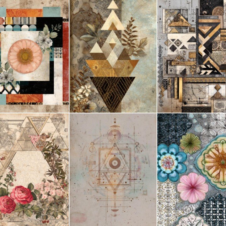 geometric preview 2 – Journal Pages
