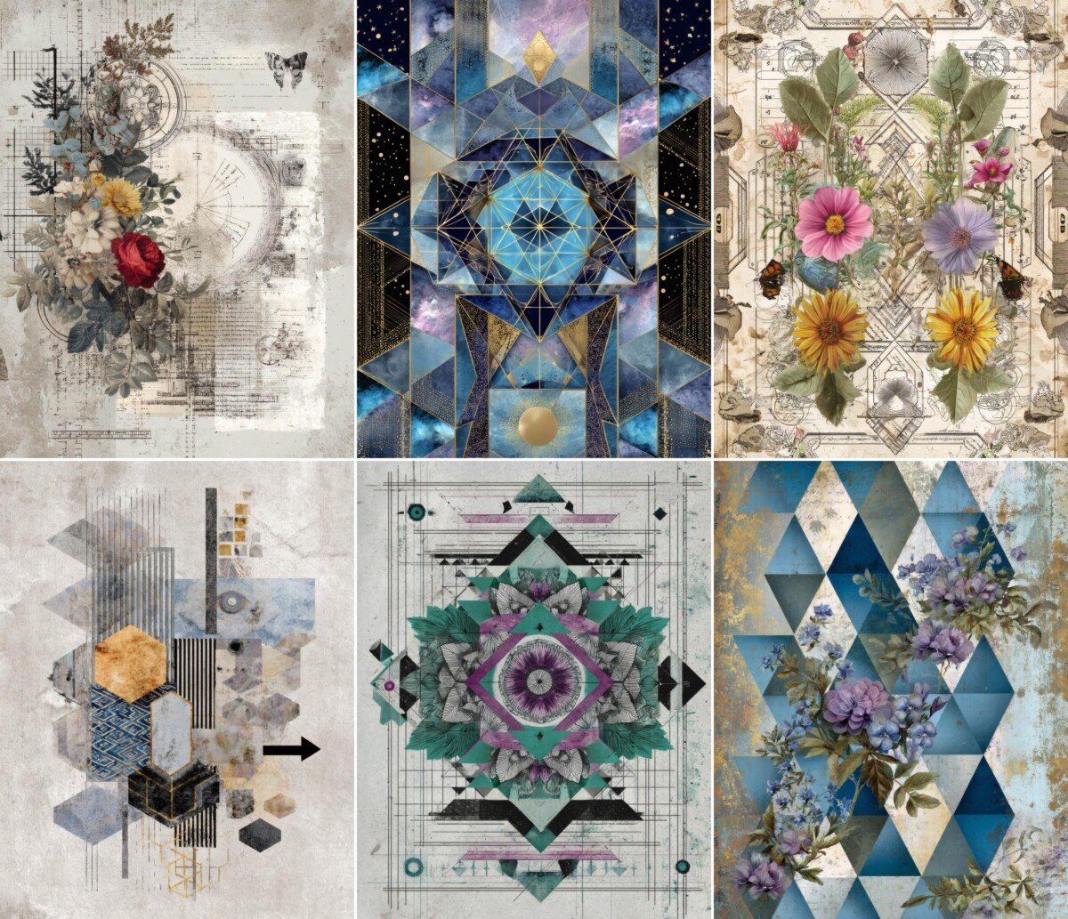 geometric preview 3 – Journal Pages