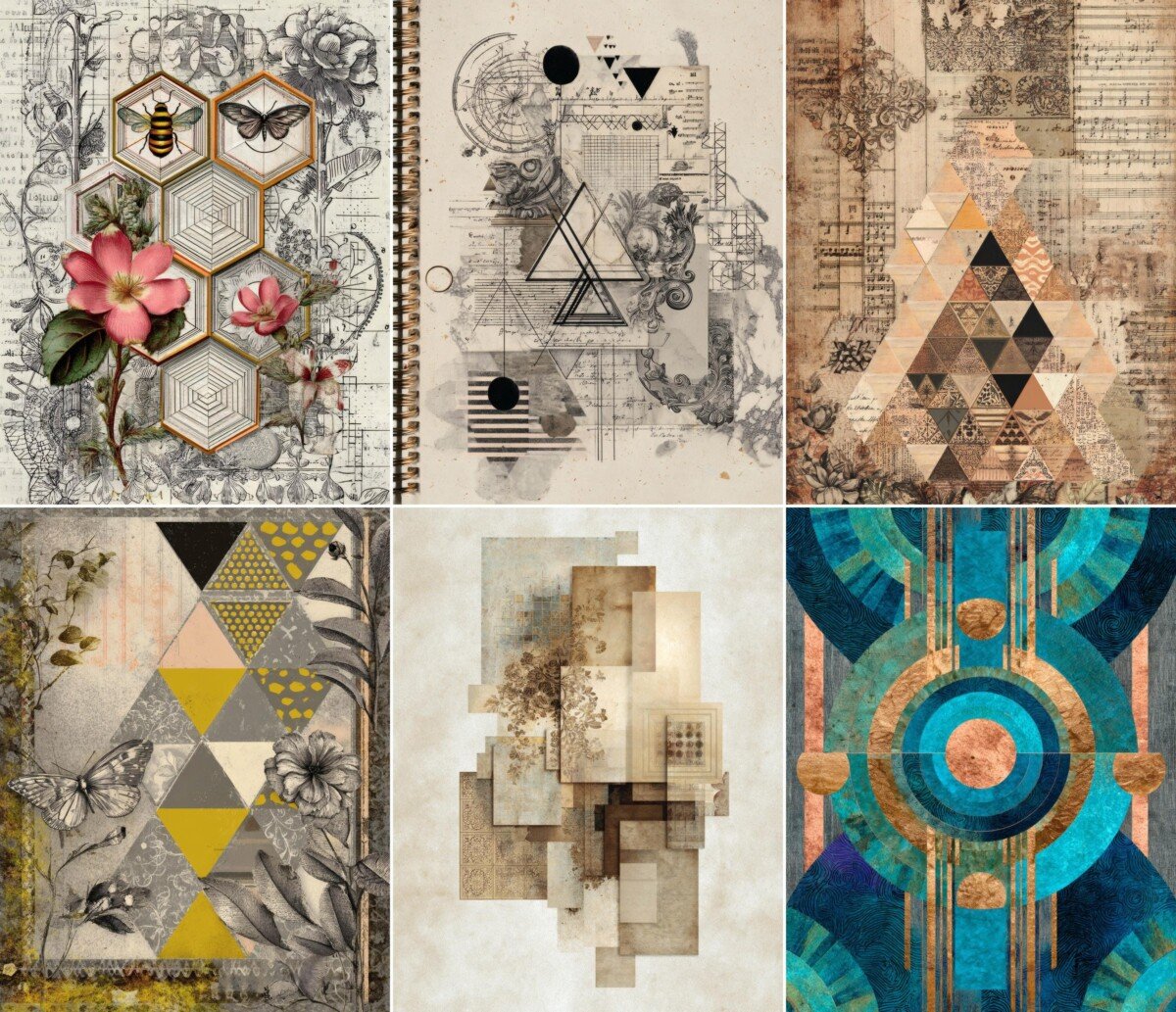 geometric preview 9 – Journal Pages