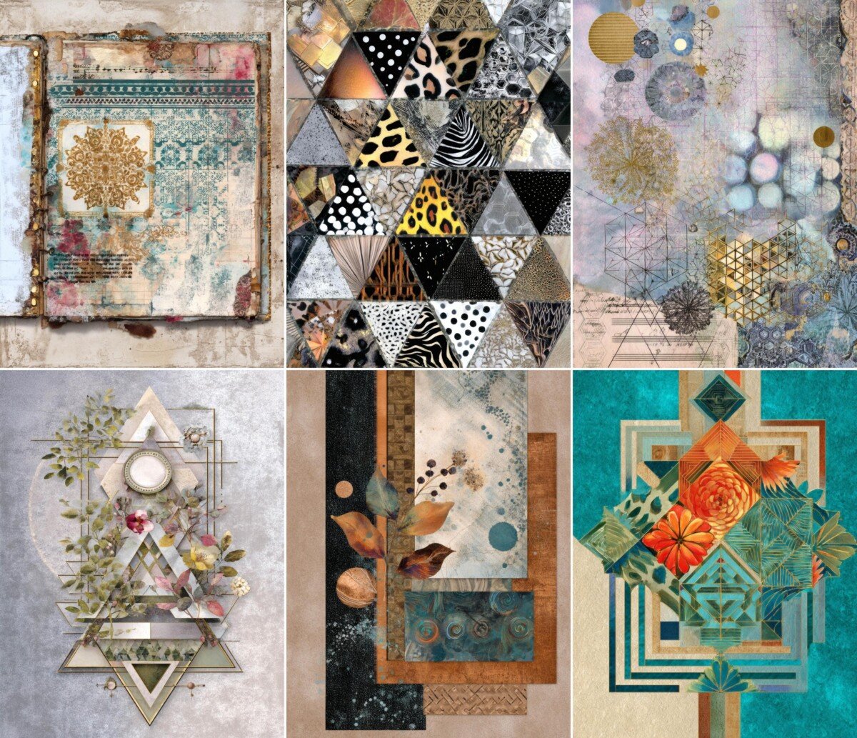 geometric preview 7 – Journal Pages