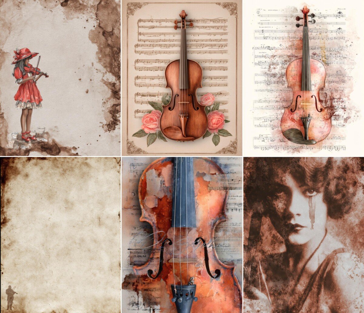 vintage preview 4 – Journal Pages