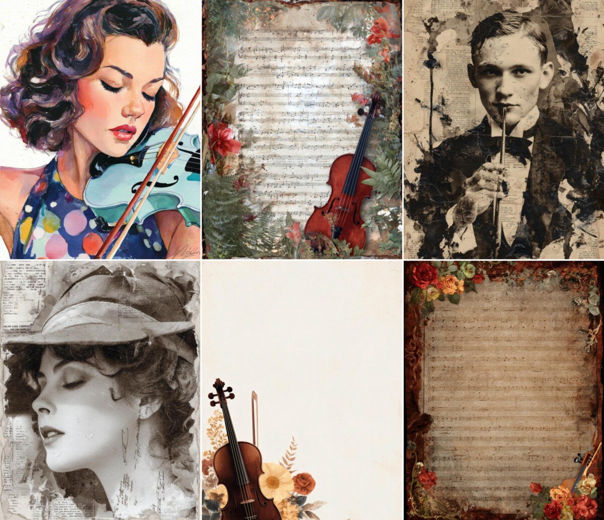 vintage preview 3 – Journal Pages