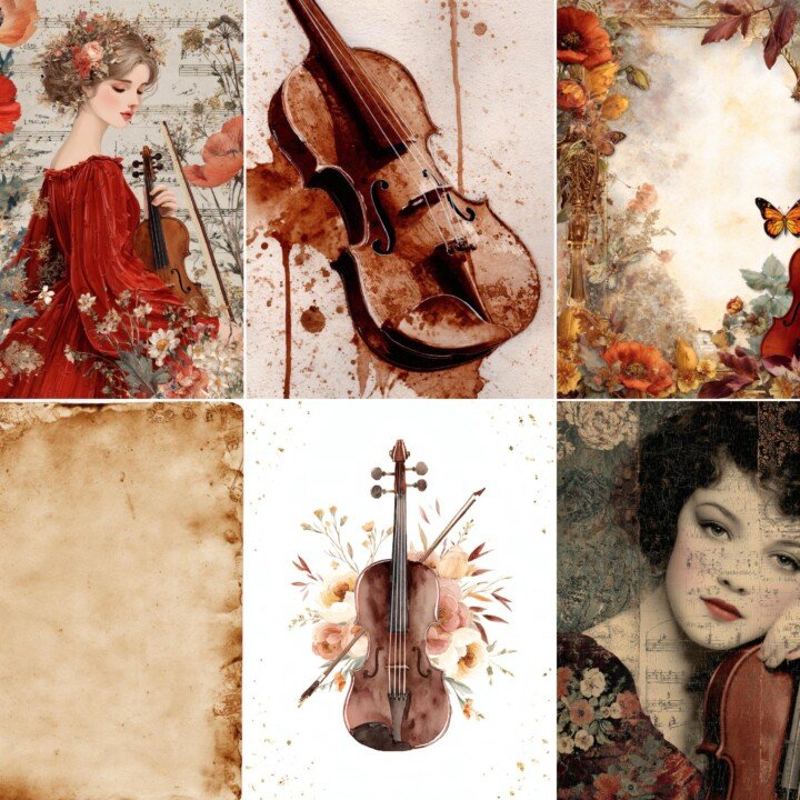 vintage preview 2 – Journal Pages