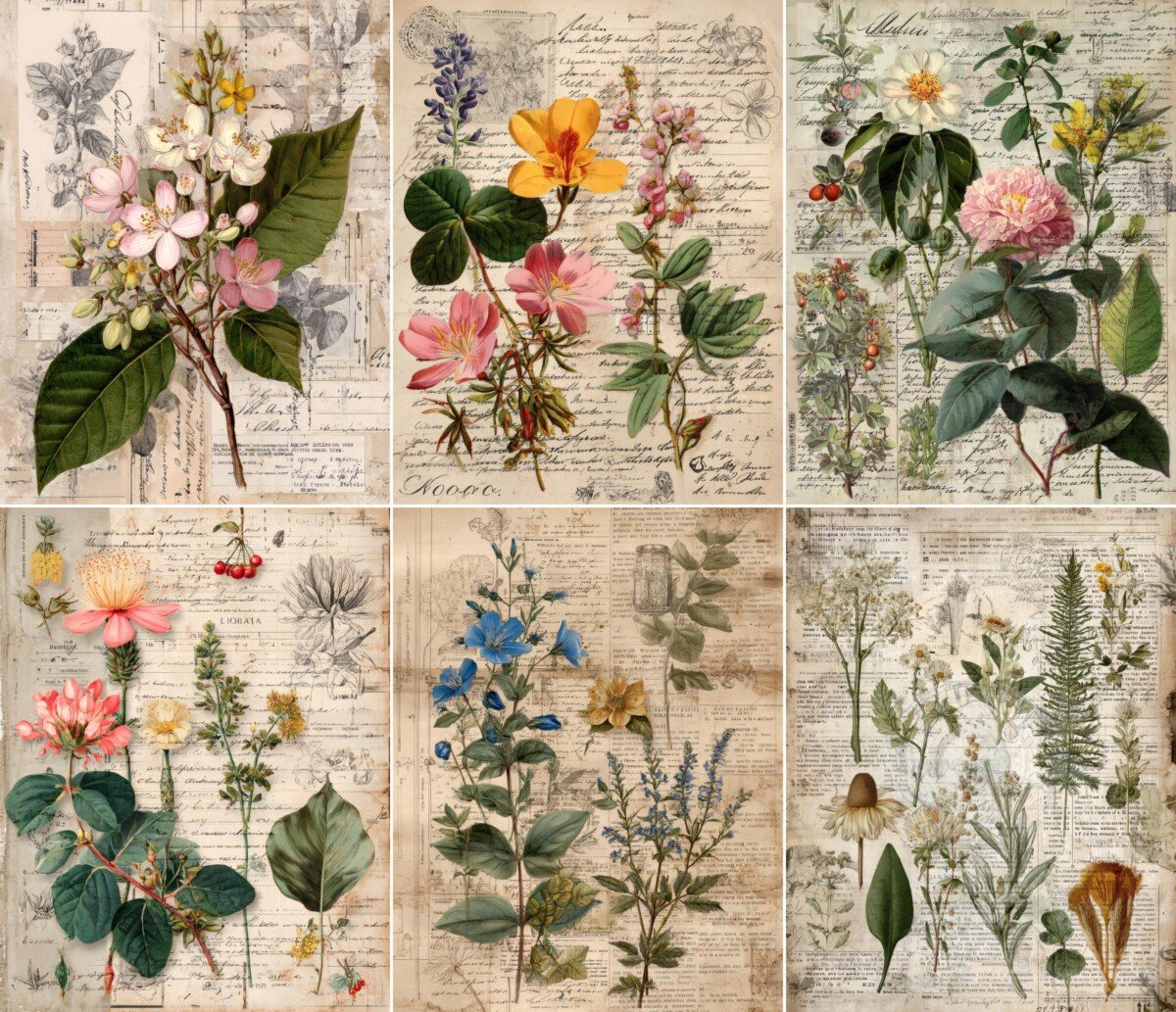 botanical preview 2 – Journal Pages