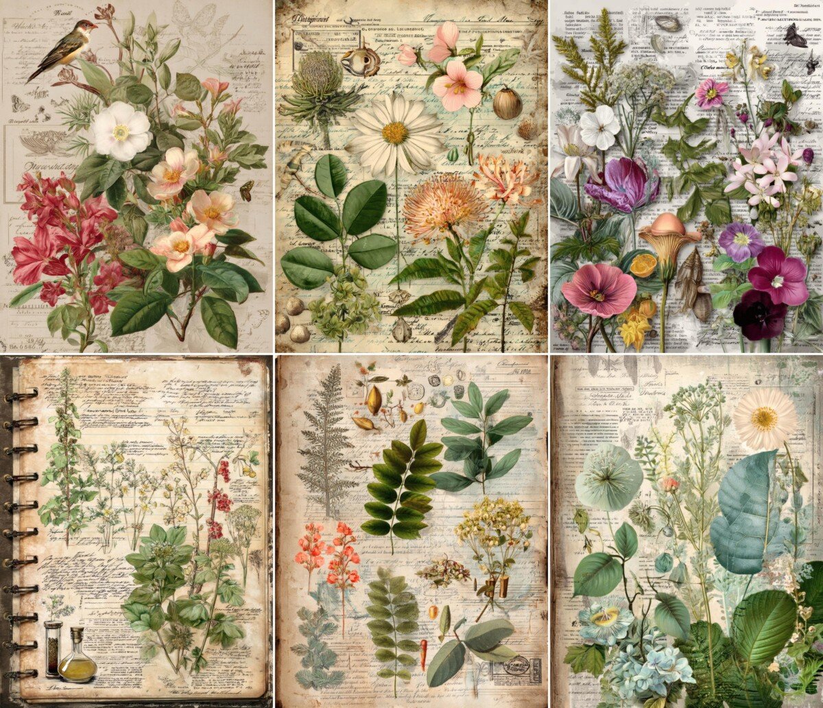 botanical preview 6 – Journal Pages