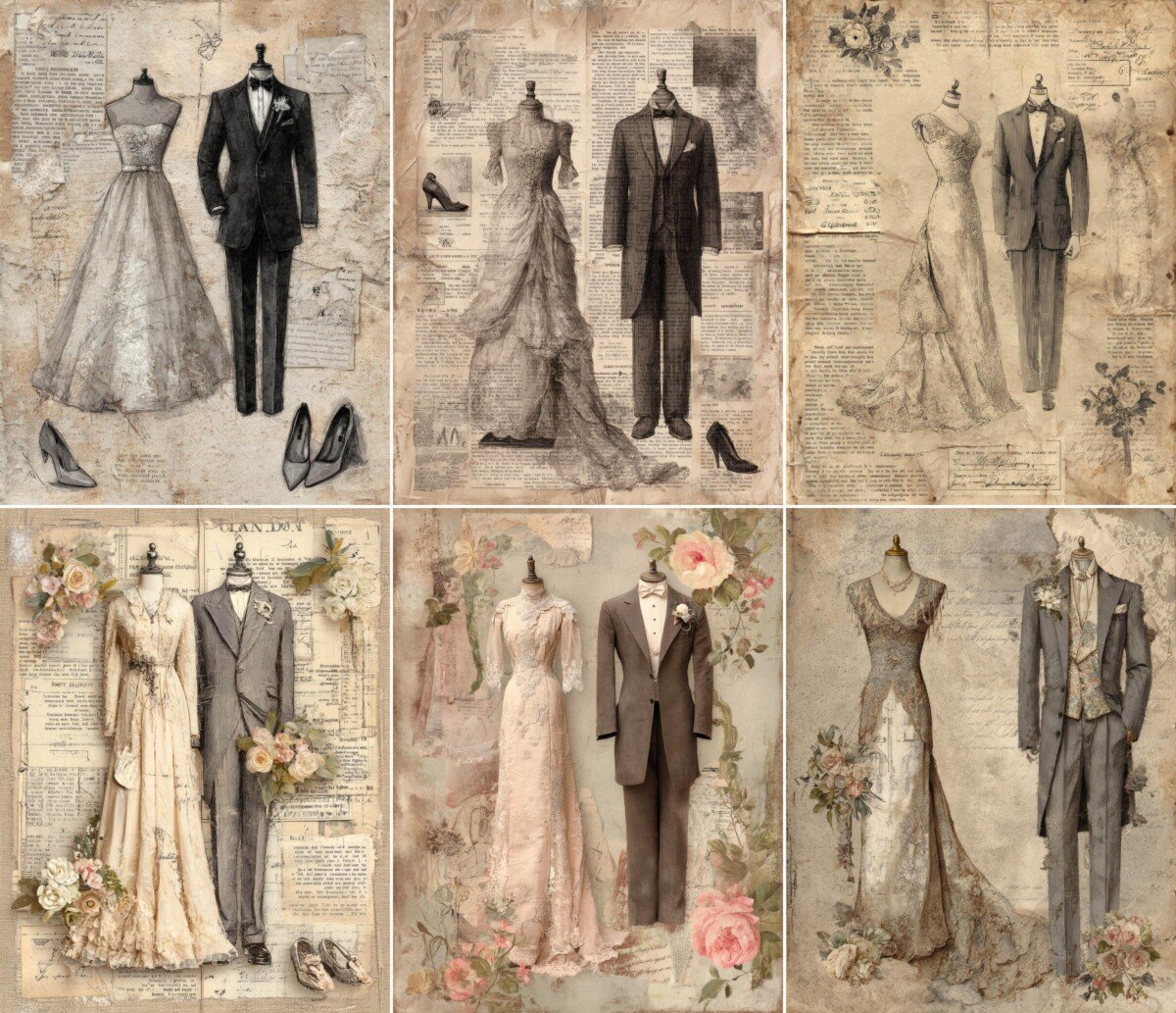 vintage preview 5 – Journal Pages