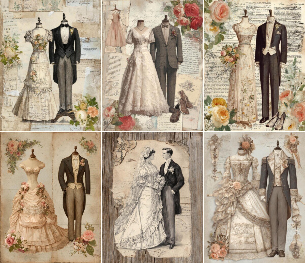 vintage preview 8 – Journal Pages