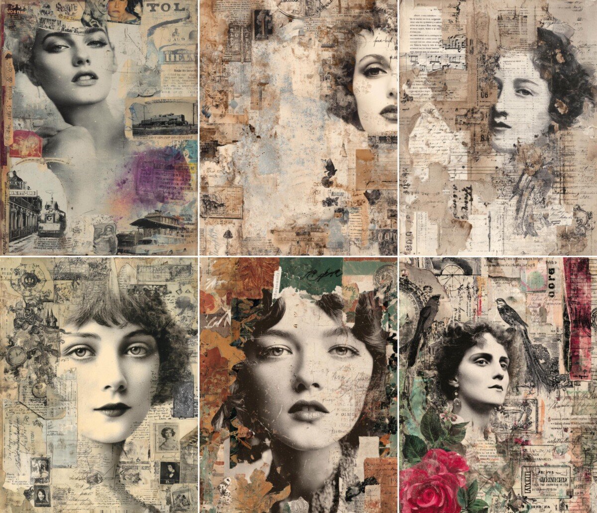 grunge preview 4 – Journal Pages