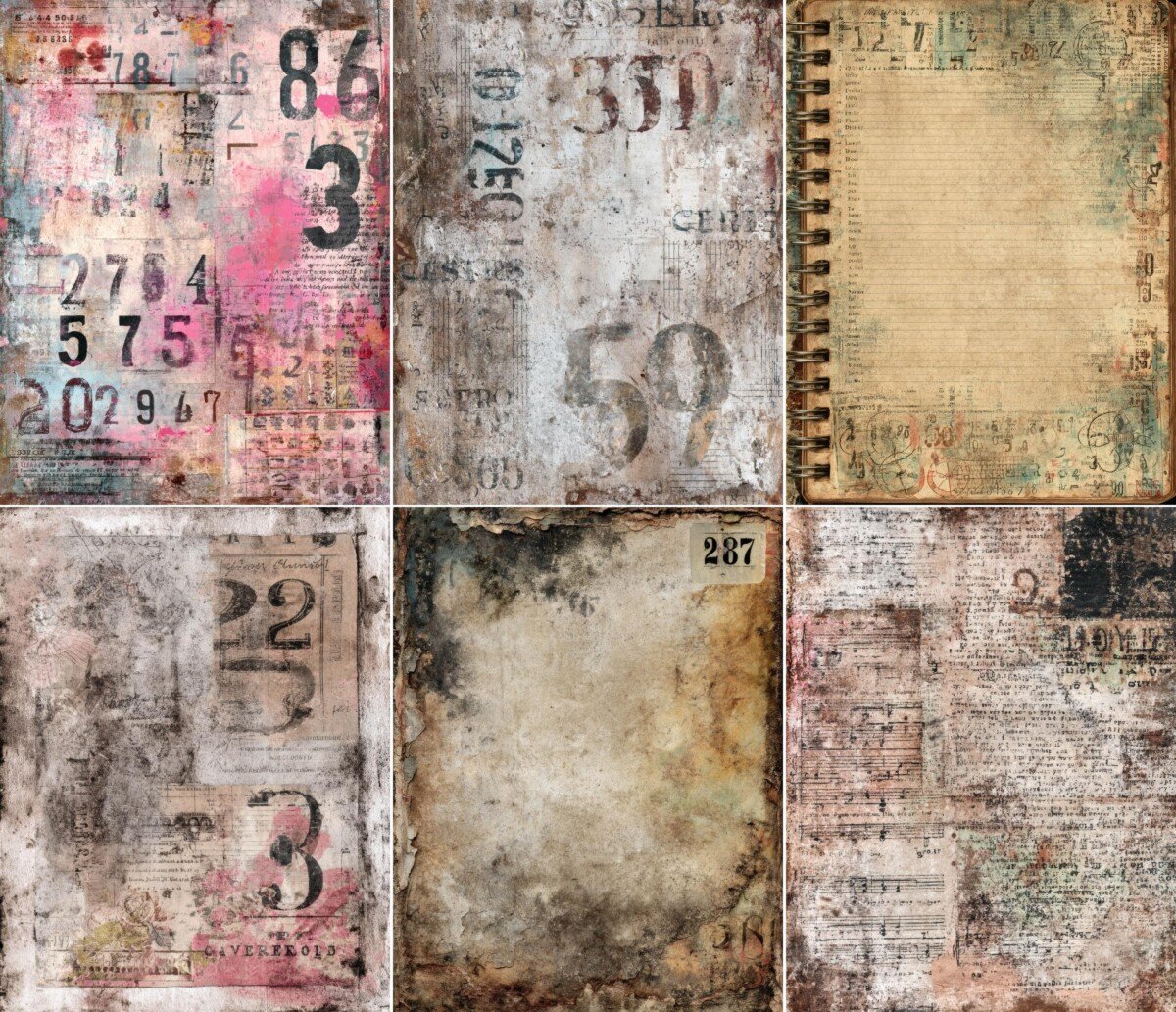 grungy preview 6 – Journal Pages