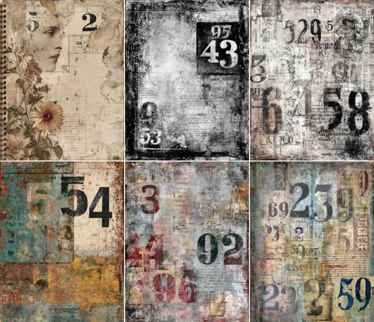 grungy preview 5 – Journal Pages