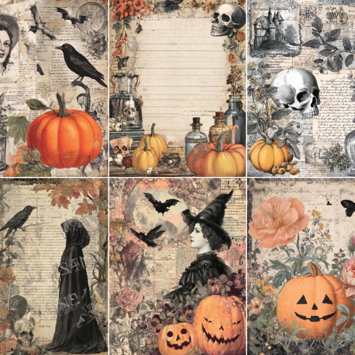 halloween preview 2 – Journal Pages