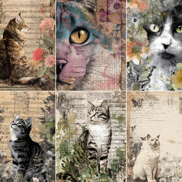 vintage preview 2 – Journal Pages
