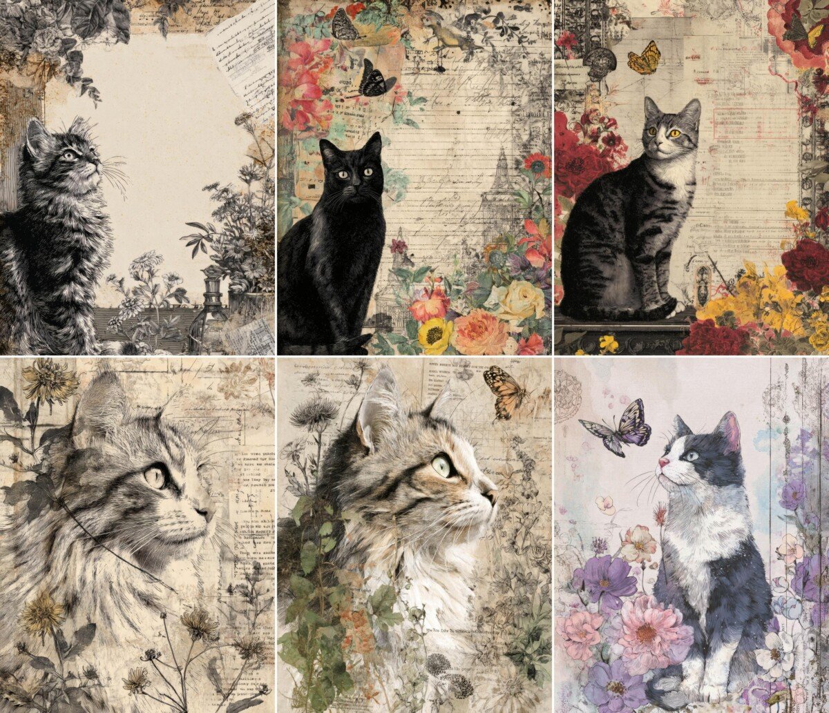 vintage preview 10 – Journal Pages