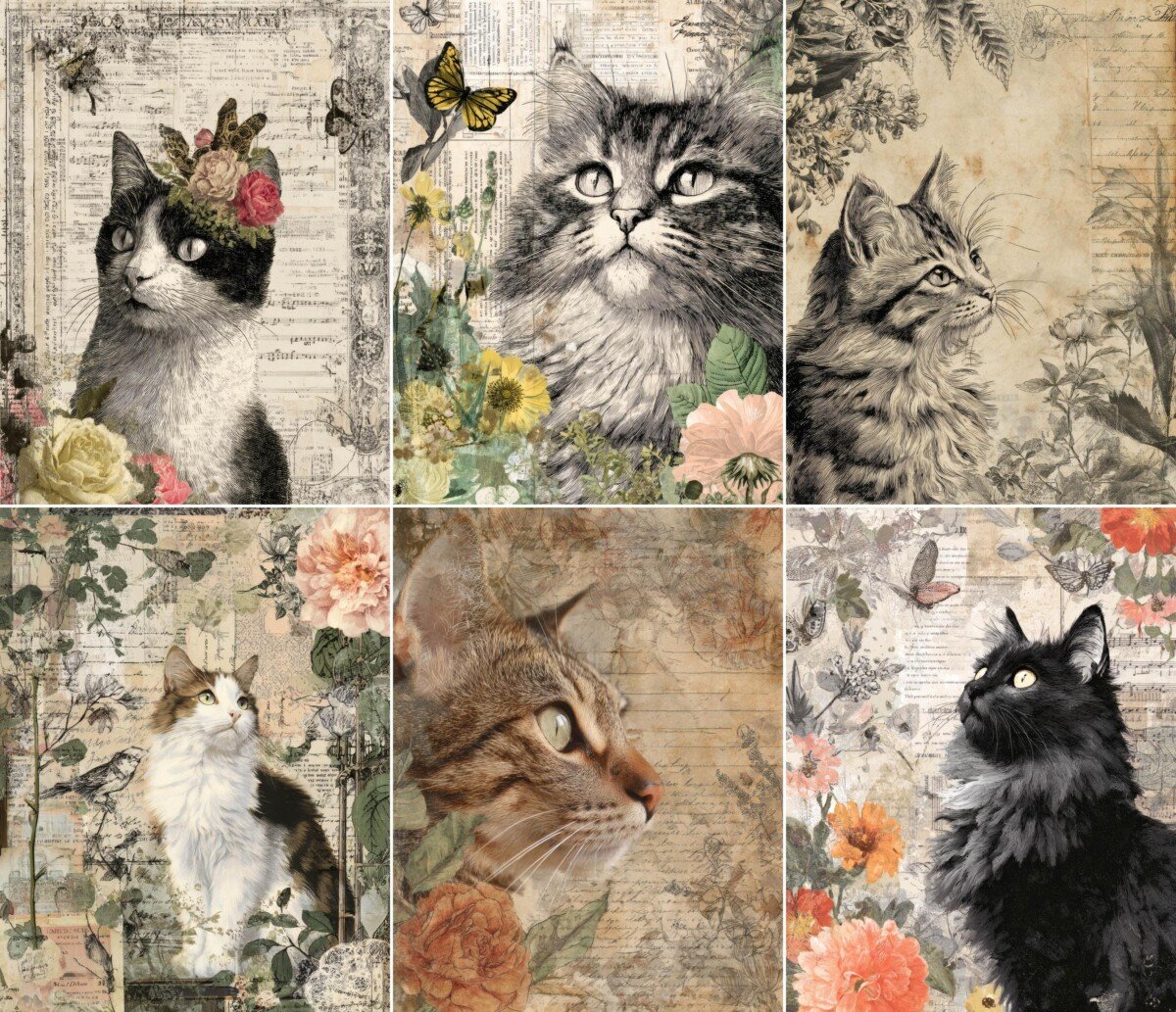 vintage preview 9 – Journal Pages