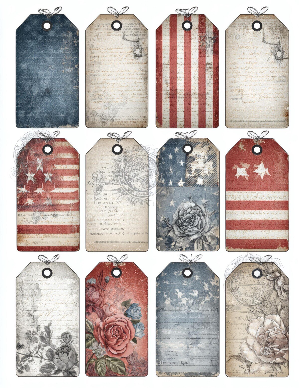 patriotic preview 8 – Fussy Cuts