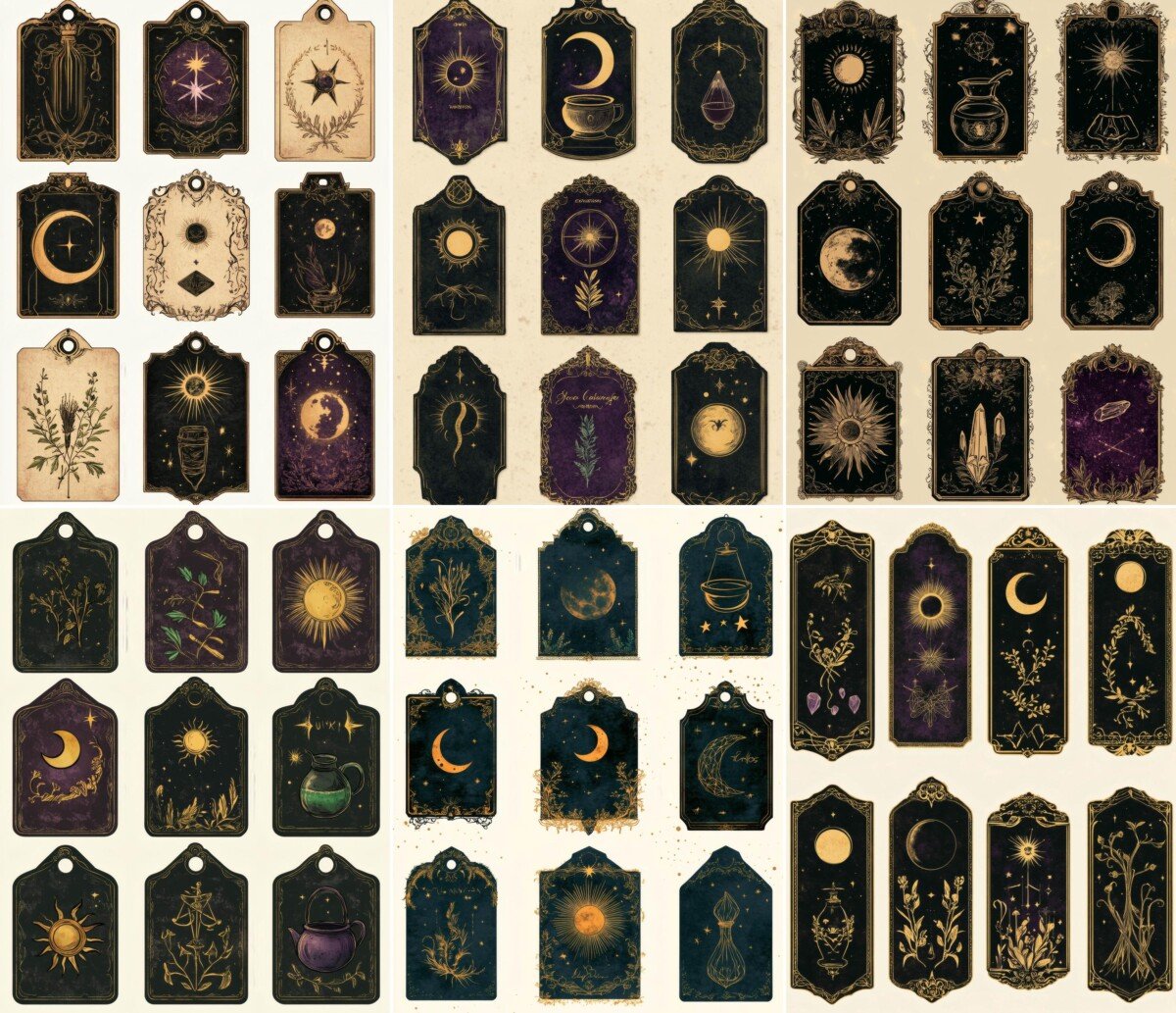 Witchy Tags and Labels – 125+ Mystical Ephemera Pieces - Image 9