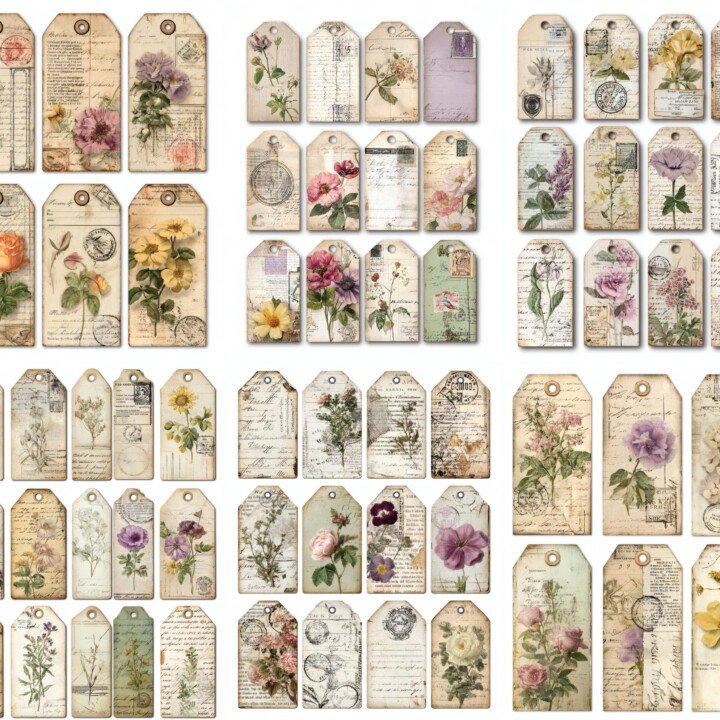 vintage preview 2 – Labels & Tags