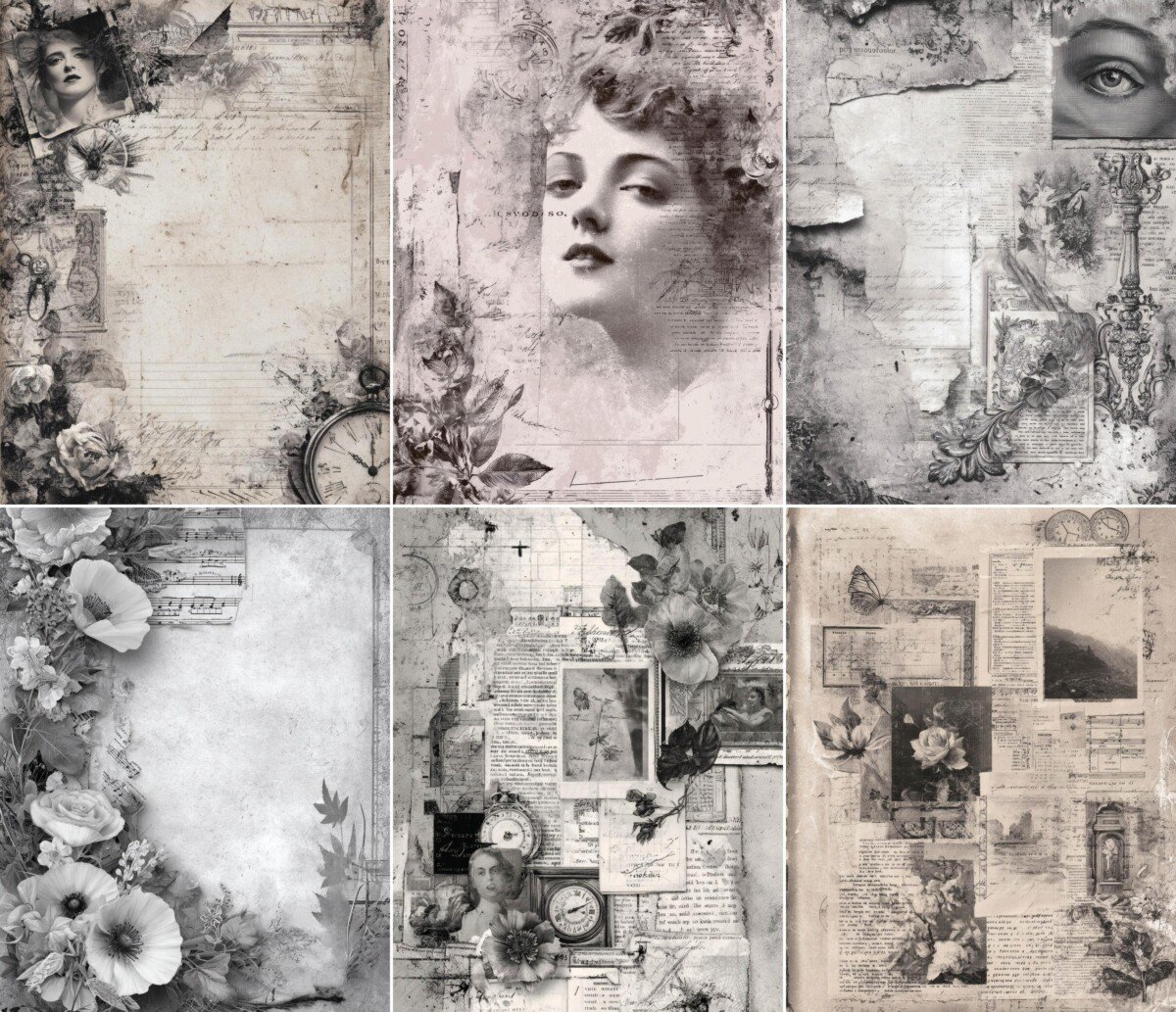 monochromatic preview 3 – Journal Pages