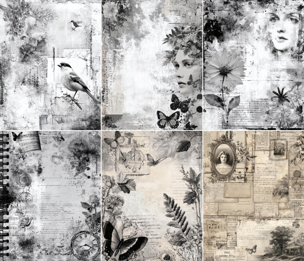 monochromatic preview 7 – Journal Pages