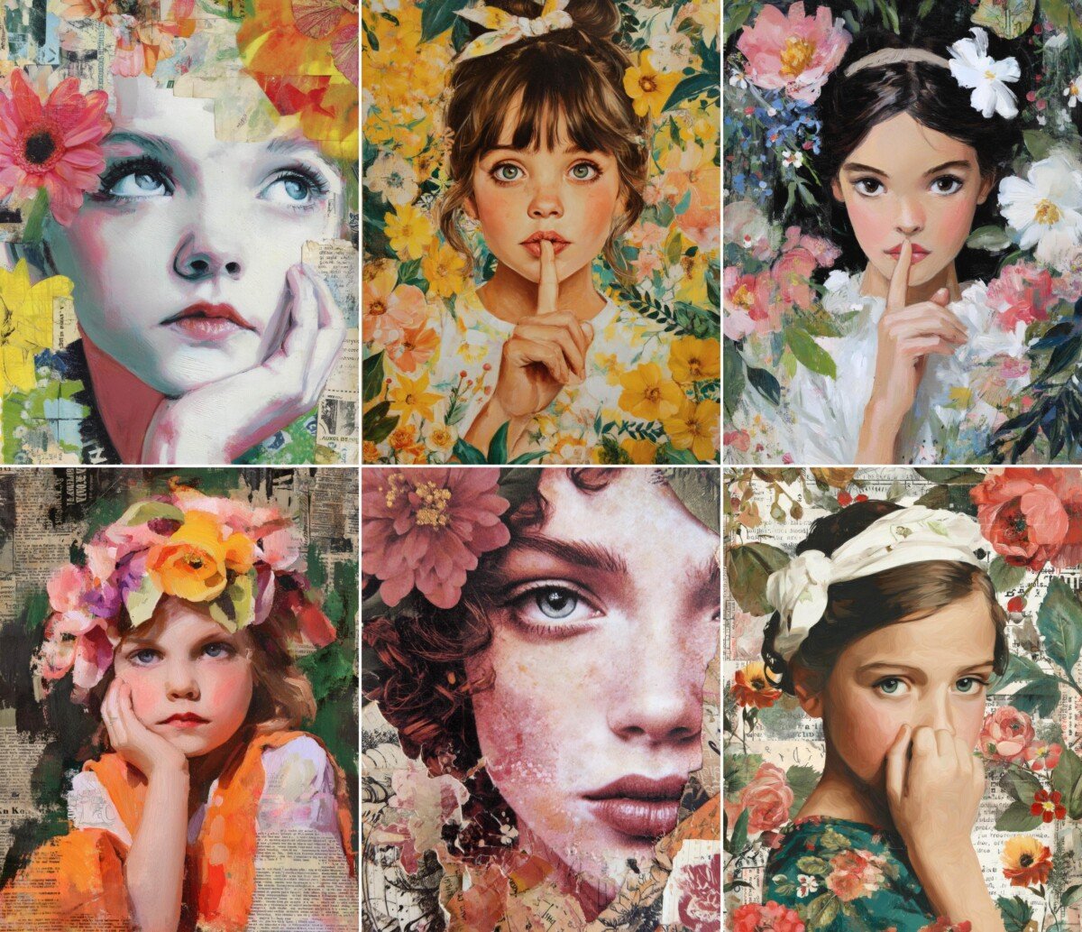 floral preview 3 – Journal Pages