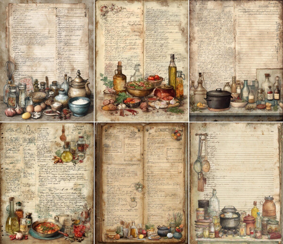 vintage preview 4 – Journal Pages