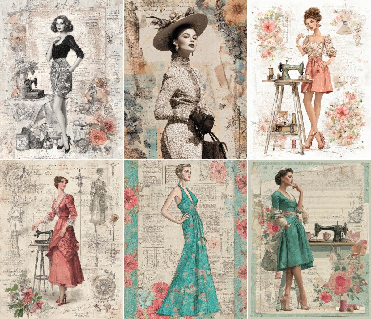 sewing preview 2 – Journal Pages
