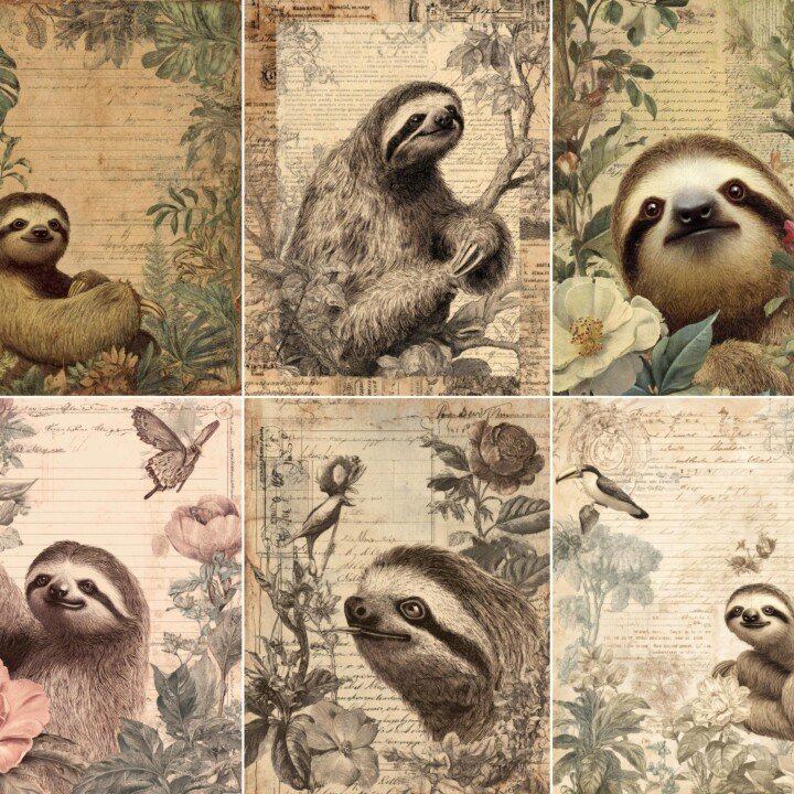sloth preview 2 – Journal Pages