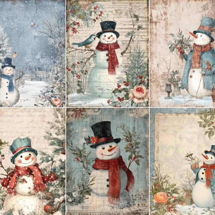 snowman preview 2 – Journal Pages