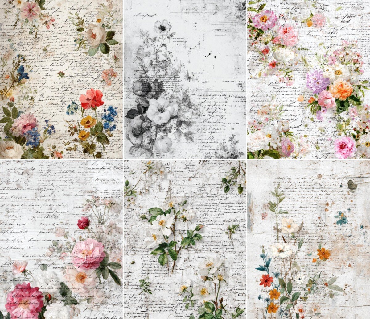 floral preview 4 – Journal Pages