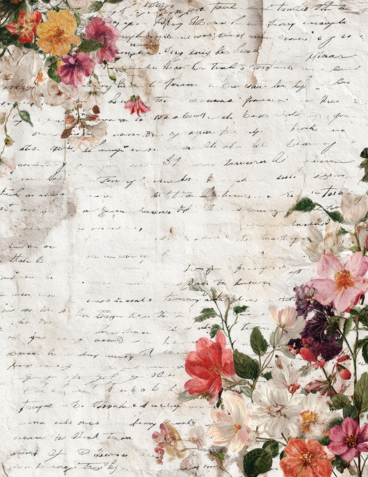 floral preview 8 – Journal Pages