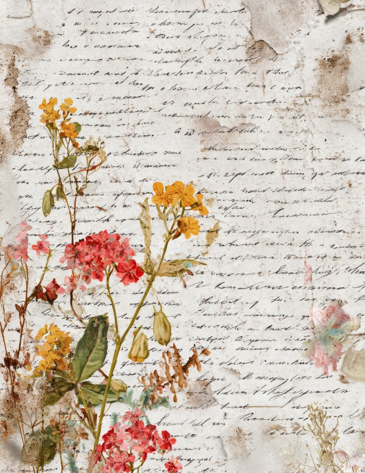 floral preview 10 – Journal Pages