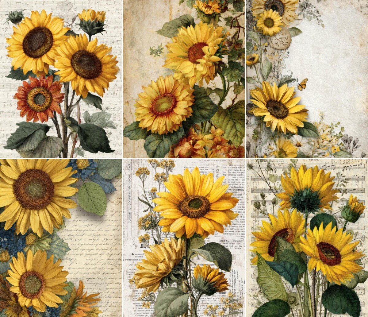 sunflower preview 5 – Journal Pages