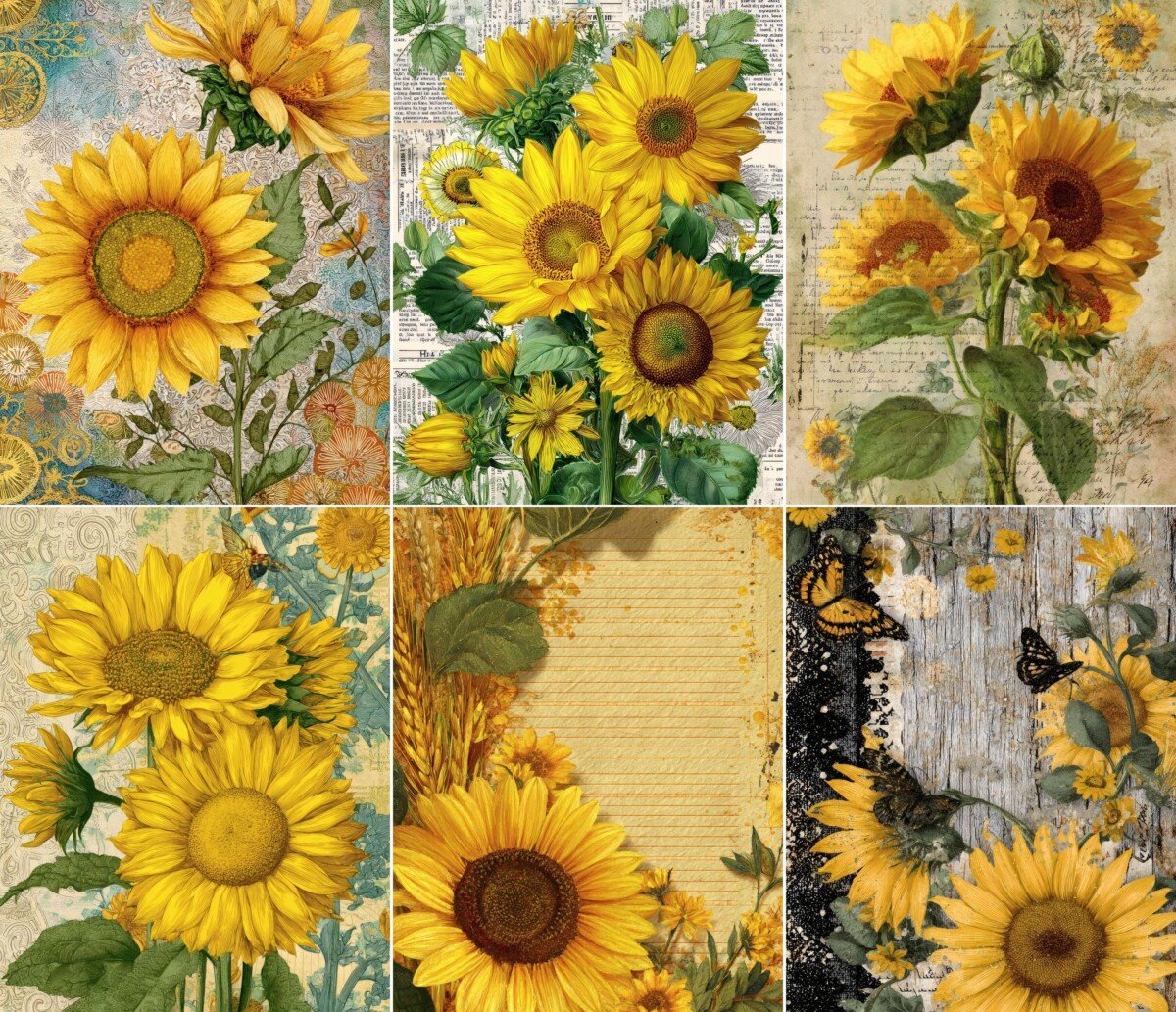 sunflower preview 7 – Journal Pages