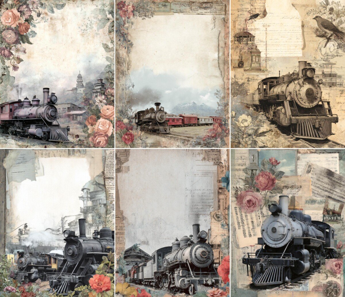 vintage preview 8 – Journal Pages